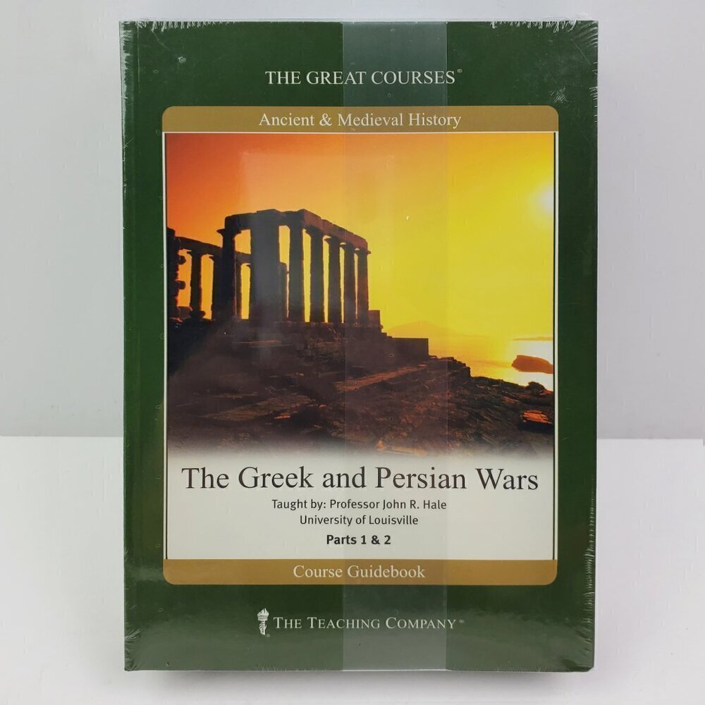 Great Courses Greek Persian Wars DVDs + Guidebook Prof. John Hale Sealed